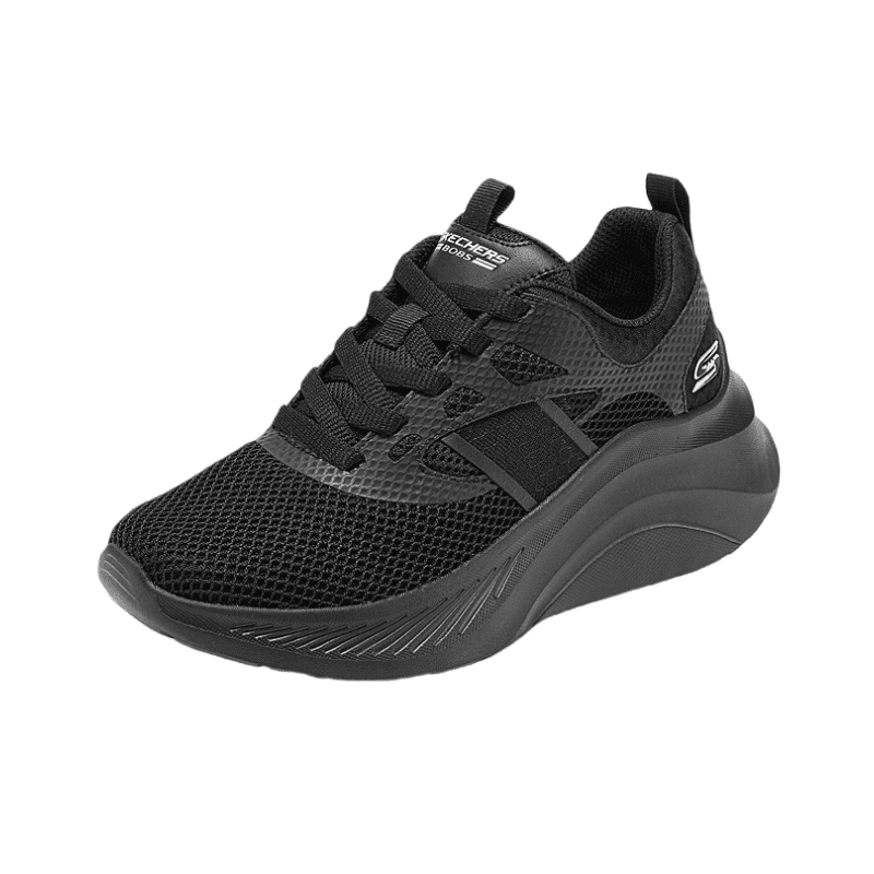 Кроссовки Skechers Bob's SPORT Износостойкий Дышащий Износостойкий Дышащий Низкий Верх Повседневная Обувь Женская Черный - изображение 3