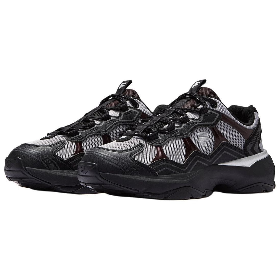 Кроссовки FILA FUSION GRAVEL Stratum Shoes Низкие повседневные мужские кроссовки черного и серого цвета - изображение 3