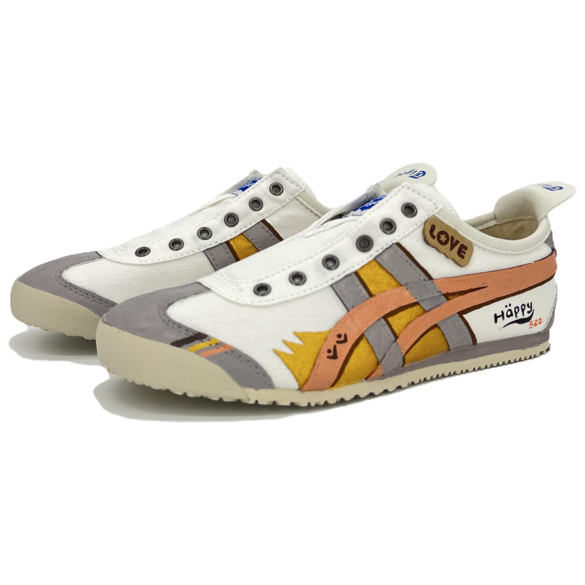 Кроссовки Onitsuka Tiger Mexico 66 White Blue Red - изображение 3