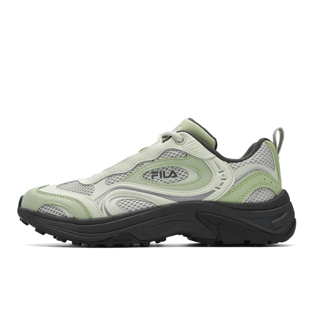 Кроссовки FILA FLUXION Износостойкий Дышащий Легкий Низкий Топ Повседневная Обувь Женская Серый Зеленый - изображение 1