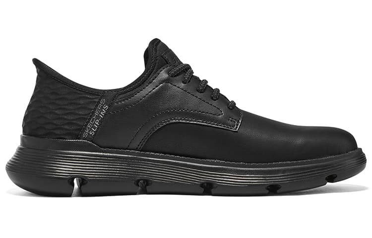 Ботинки Skechers Garza Устойчивая к истиранию Низкая Повседневная Обувь Мужская Черная - изображение 2