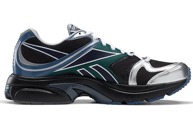 Кроссовки Critic x Reebok Premier Road Plus 6 Black Blue Green - изображение 2