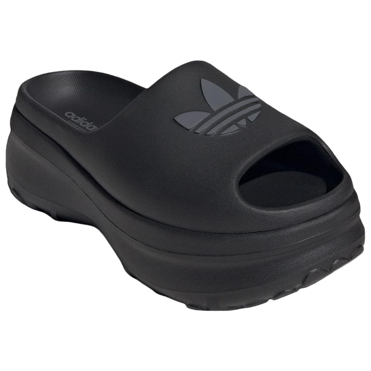 Сандалии Adidas Originals AdiFOM Stan противоскользящие устойчивые к истиранию шлепанцы женские черные - изображение 3
