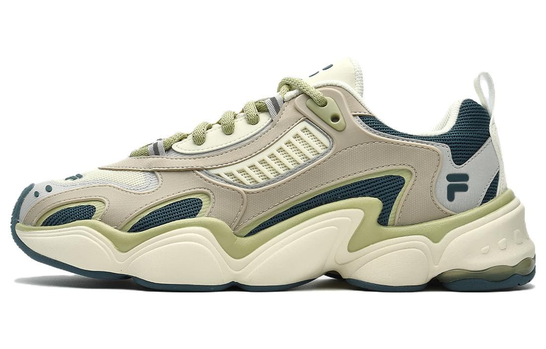Кроссовки FILA FUSION TENACITY Удобная Низкая Повседневная Обувь Мужская Бежевая Желтая - изображение 1