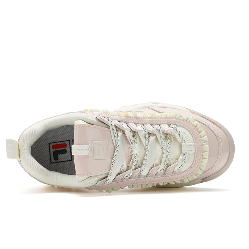 Кроссовки FILA Disruptor 2 Амортизация Износостойкий Низкий Топ Повседневная Обувь Женская Розовая Белая - изображение 3