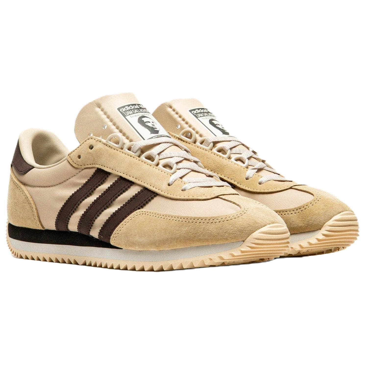 Кроссовки Adidas Originals x Liam Gallagher Achille SZPL Повседневная обувь Мужская Камень Хаки - изображение 3