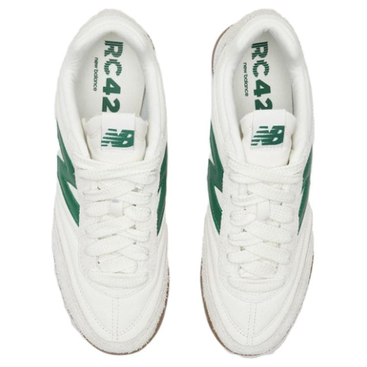 Кроссовки New Balance NB RC42 Спилок Коровья Кожа Удобная Низкий Верх Повседневная Обувь Унисекс Белый - изображение 4