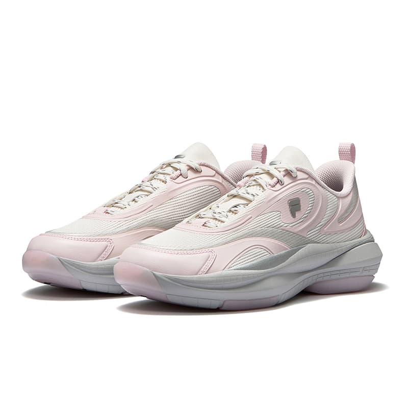 Кроссовки FILA FUSION RAY V Radiation 5 Текстиль Синтетическая кожа Низкий верх Повседневная обувь Женская Белый Розовый - изображение 2