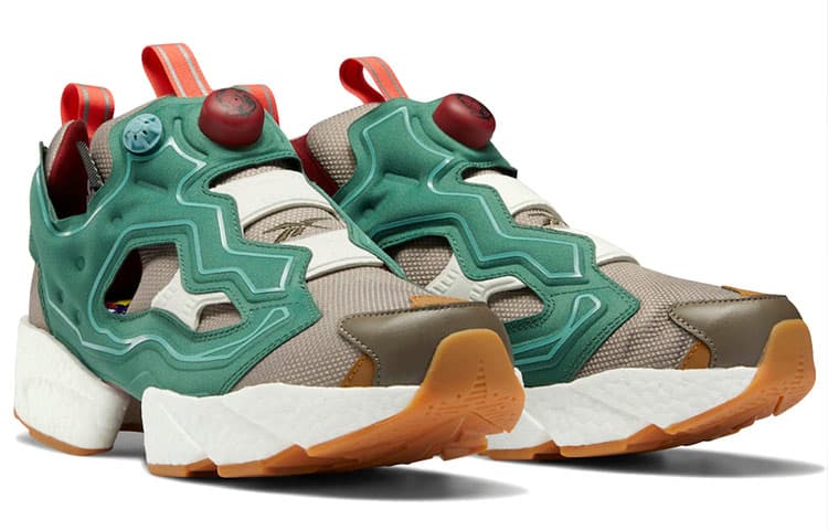 Кроссовки Billionaire Boys Club x Reebok Instapump Fury Brown Green - изображение 3