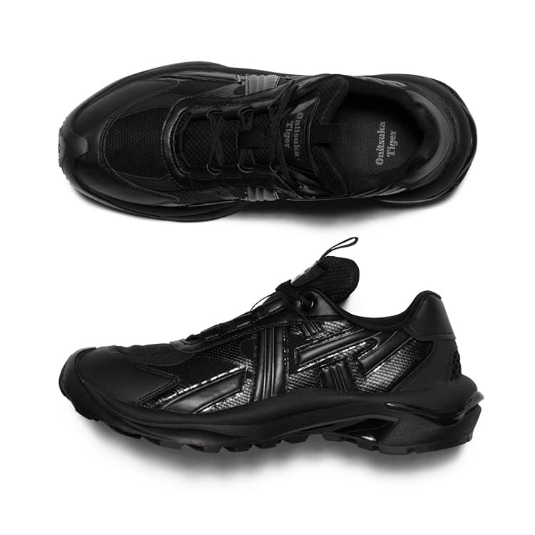 Кроссовки Onitsuka Tiger Низкий топ Повседневная обувь Унисекс Черный - изображение 5