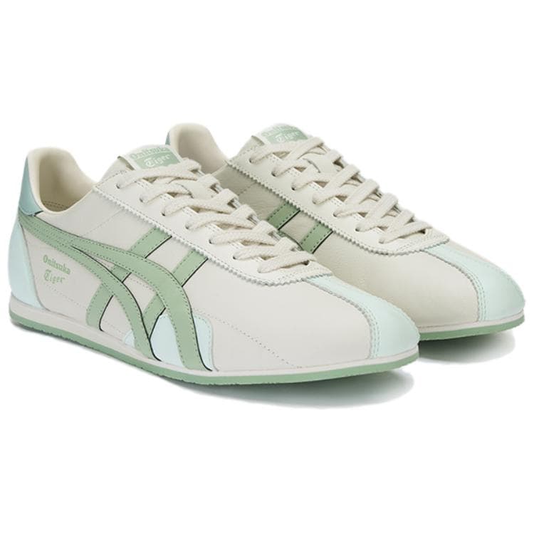 Кроссовки Onitsuka Tiger Runspark противоскользящая низкая повседневная обувь унисекс бежевого цвета - изображение 3