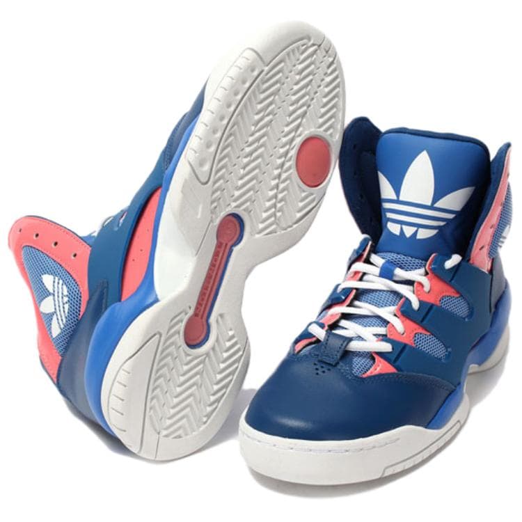 Кроссовки Adidas Originals GLC Противоскользящая Устойчивая к истиранию Высокий Топ Повседневная Обувь Женская Синяя - изображение 3