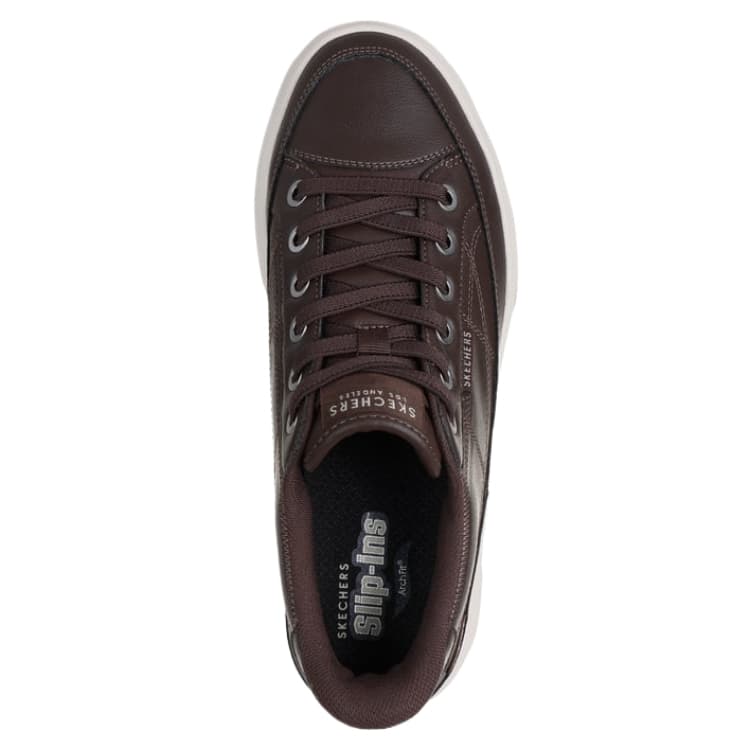 Кроссовки Skechers Arch Fit Arcade Catch YA There Кожа Легкий Повседневная обувь Мужская - изображение 4