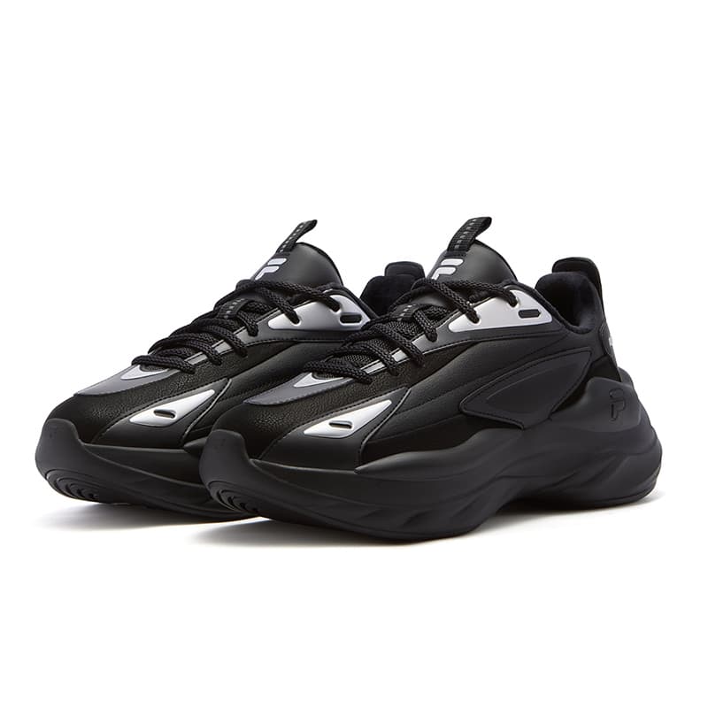 Кроссовки FILA FUSION BUZZARD Meteorite Shoes Синтетическая кожа текстильное покрытие повседневная обувь мужской черный - изображение 3