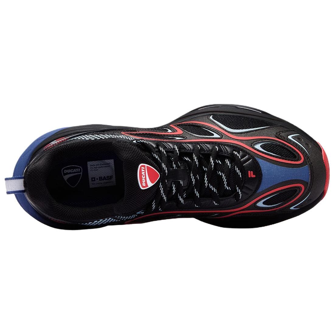 Кроссовки Дукати x FILA FUSION BUZZARD II X DUCATI Meteorite Shoes 2 Устойчивая к истиранию низкая повседневная обувь для мужчин - изображение 3