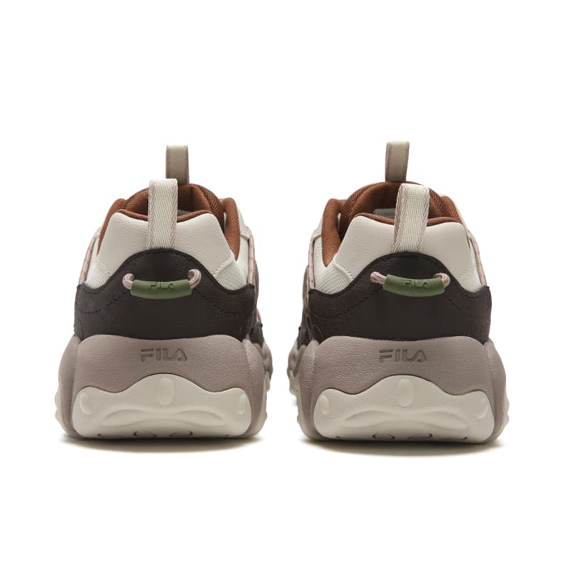 Кроссовки FILA FLUID 6 Износостойкий Дышащий Легкий Низкий Топ Повседневная Обувь Мужская Желто-Коричневый - изображение 4