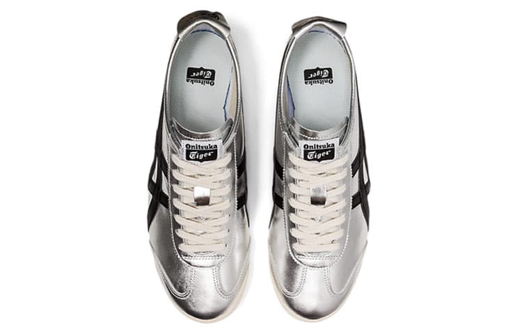 Кроссовки Onitsuka Tiger Mexico 66 Silver Black - изображение 4