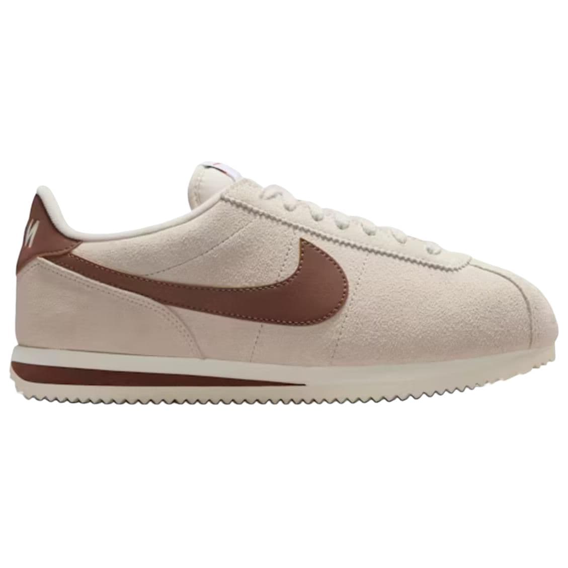Кроссовки Nike Cortez Кожа Повседневная Обувь Женская Бежевая - изображение 2