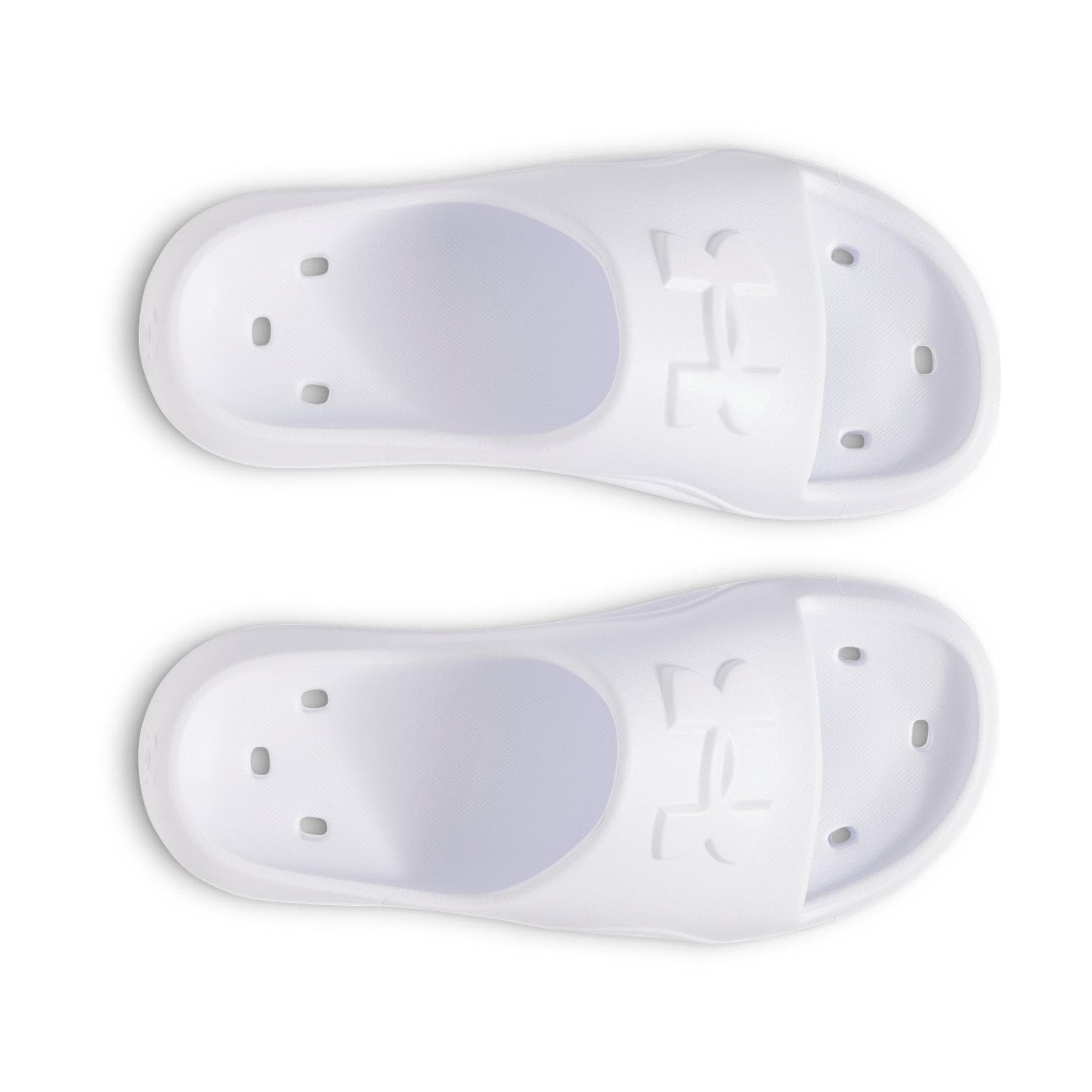 Сандалии Under Armour Locker 5 Шлепанцы Женские Белые - изображение 4