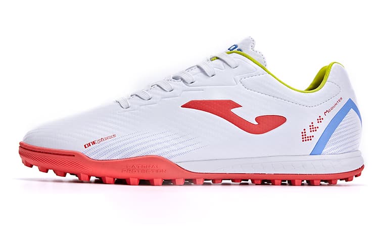 Кроссовки для футбола Joma tf Шипы Противоскользящие Износостойкие Противоскользящие Износостойкие Футбольные бутсы Мужские Белый Красный - изображение 1