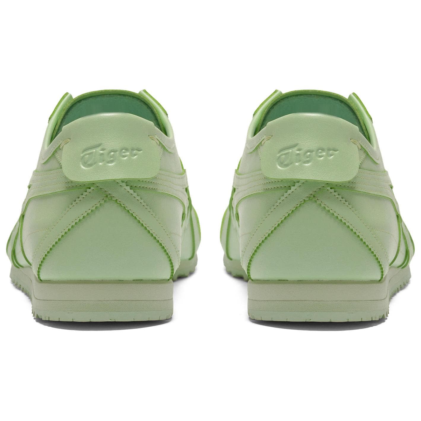Кроссовки Onitsuka Tiger MEXICO 66 Противоскользящая Устойчивая к истиранию Низкий Топ Повседневная Обувь Унисекс Зеленая - изображение 3