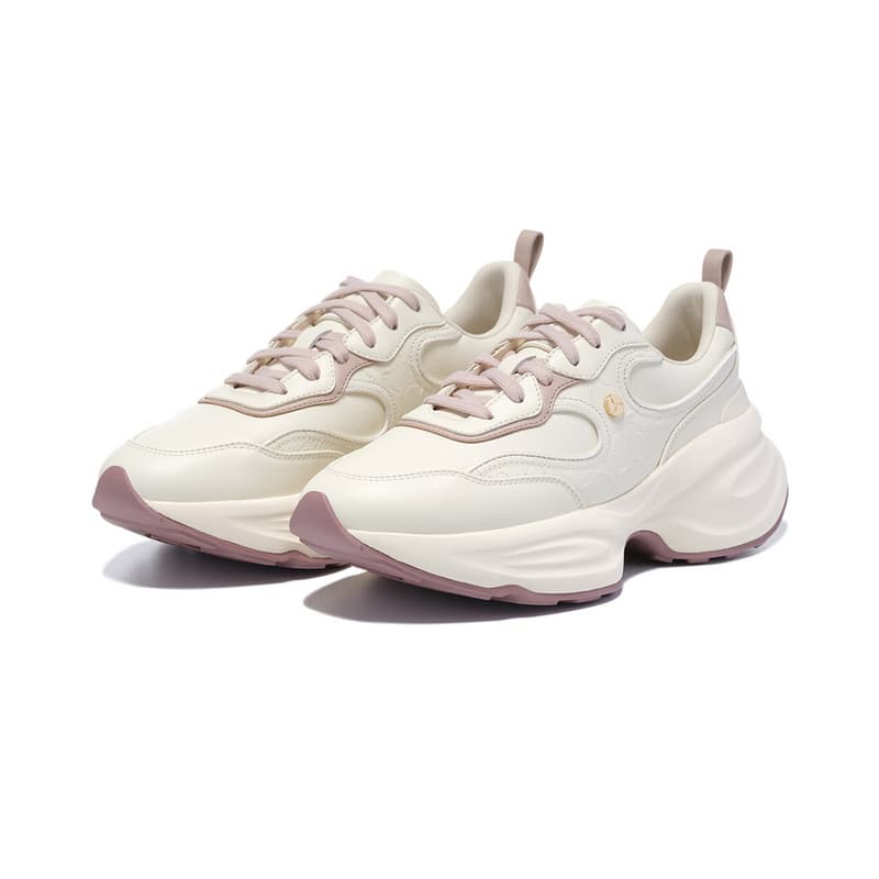 Кроссовки LI-NING 1990 Classic Series Легкие туфли с высокой амортизацией для повседневной носки Женские Экрю/коричневый - изображение 2