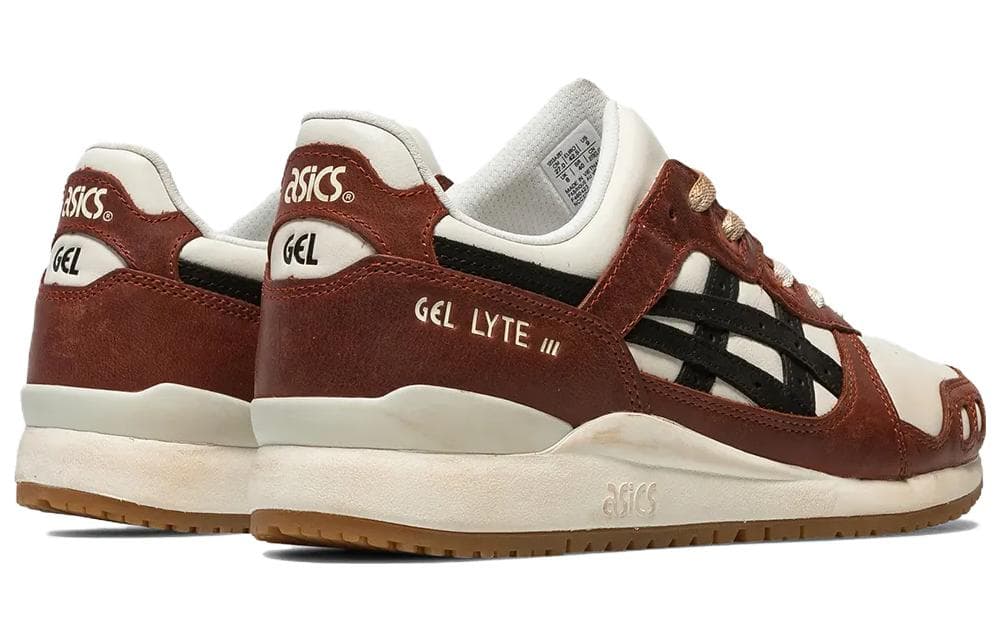 Кроссовки Asics Gel Lyte 3 Low Топ Повседневная обувь Унисекс Кремовая текстура - изображение 4