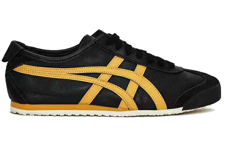 Кроссовки Onitsuka Tiger Mexico 66 Black Yellow - изображение 2