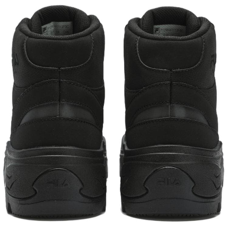Кроссовки FILA AMICA Износостойкий MID Топ Повседневная Обувь Женская Черная - изображение 3