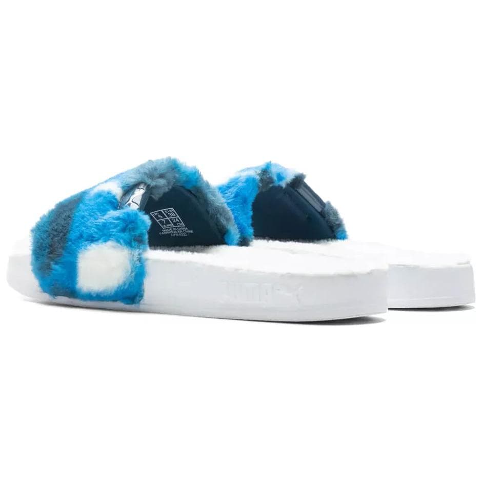 Сандалии PUMA Leadcat 2,0 Шлепанцы Женские Синие Белые - изображение 5