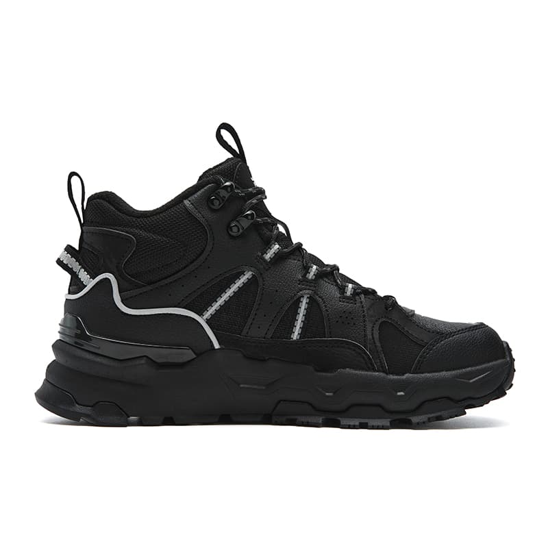 Кроссовки FILA TREK 1S MID WE Амортизация Устойчивость к истиранию Тепловая изоляция Повседневная обувь Женская Черная - изображение 2