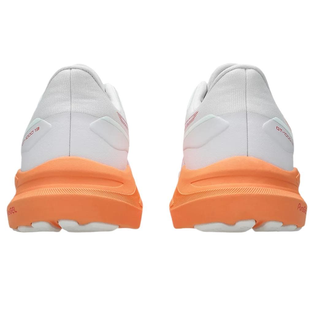 Кроссовки Asics GT 1000 13 Сетчатая ткань Удобная Амортизация Износостойкая Низкий Топ Повседневная обувь Мужская Белая - изображение 5