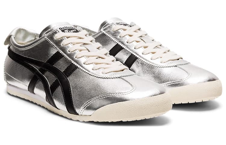 Кроссовки Onitsuka Tiger Mexico 66 Silver Black - изображение 3