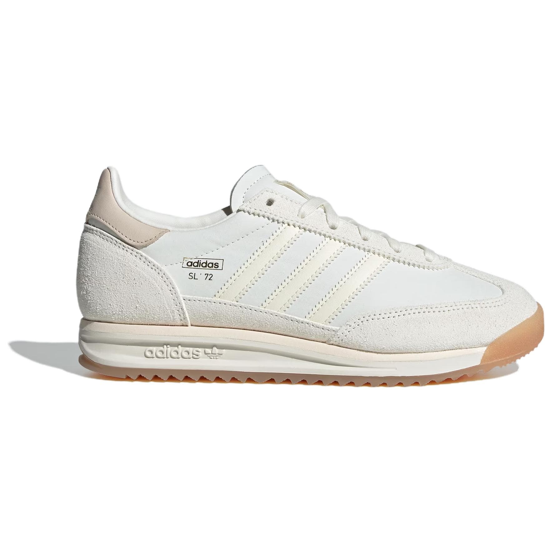 Кроссовки Adidas Originals SL 72 RS Противоскользящая Устойчивая к истиранию Низкий Топ Повседневная Обувь Женская Бежевая - изображение 2