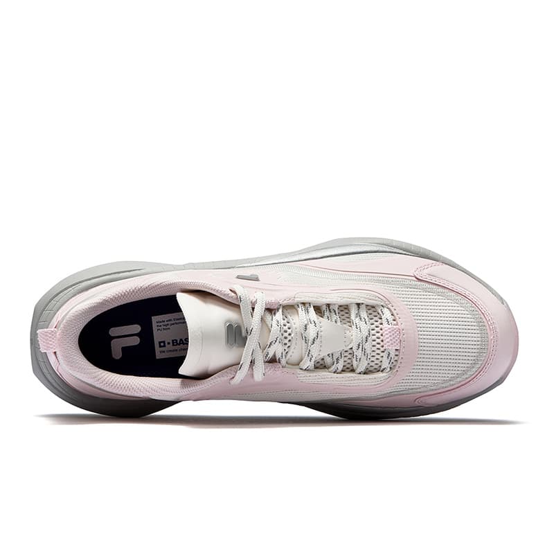Кроссовки FILA FUSION RAY V Radiation 5 Текстиль Синтетическая кожа Низкий верх Повседневная обувь Женская Белый Розовый - изображение 3