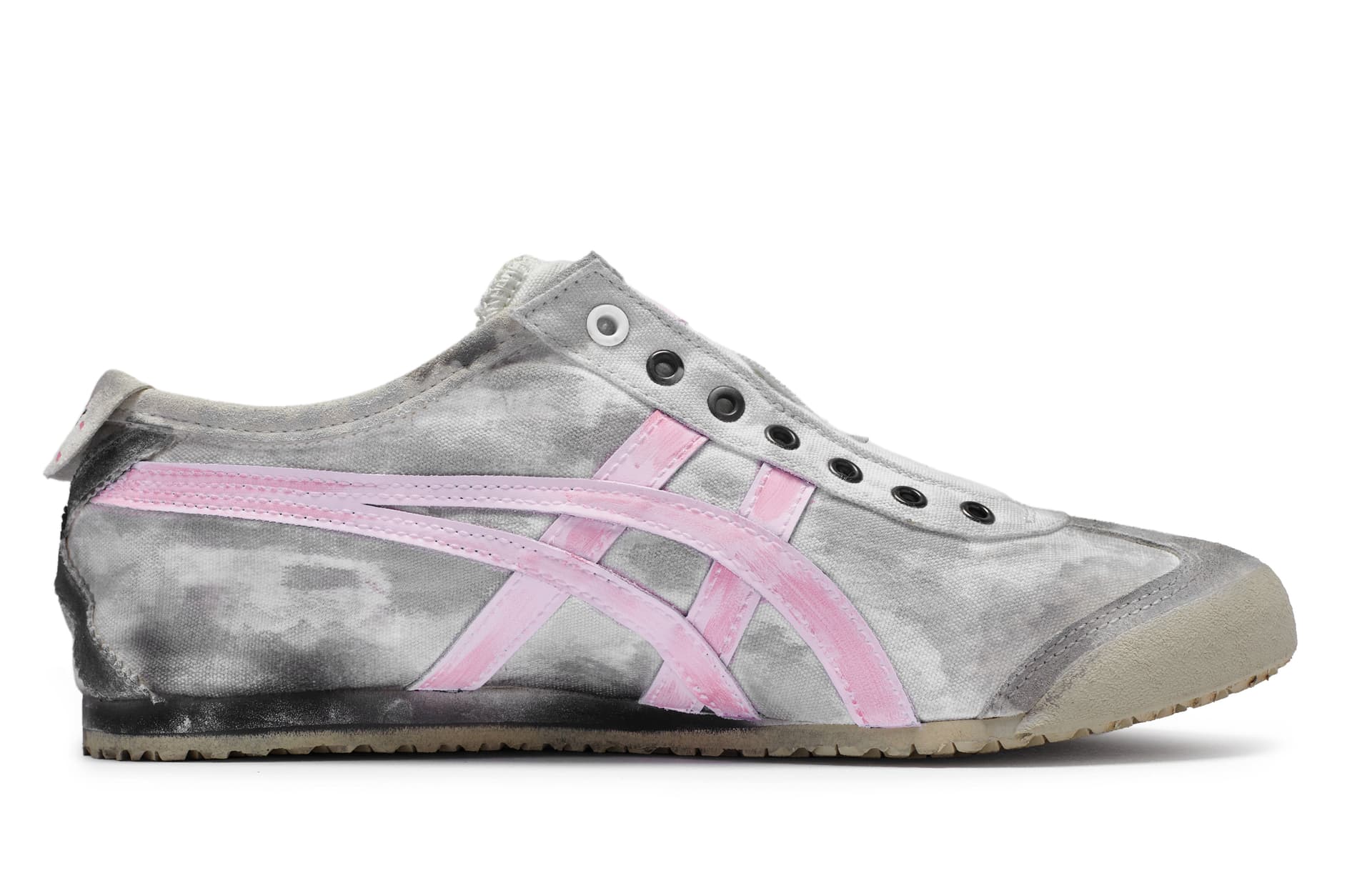 Кроссовки Onitsuka Tiger Mexico 66 Grey Pink - изображение 3