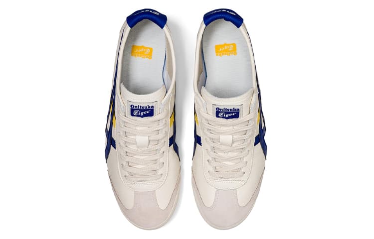 Кроссовки Onitsuka Tiger Mexico 66 White Blue Yellow - изображение 4