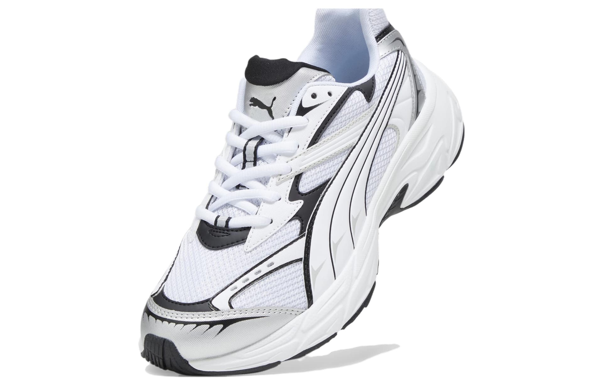 Кроссовки PUMA Morphic Амортизация Дышащая Низкий Верх Повседневная Обувь Унисекс Белый - изображение 3