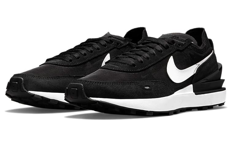 Кроссовки Nike Waffle One Black White - изображение 3
