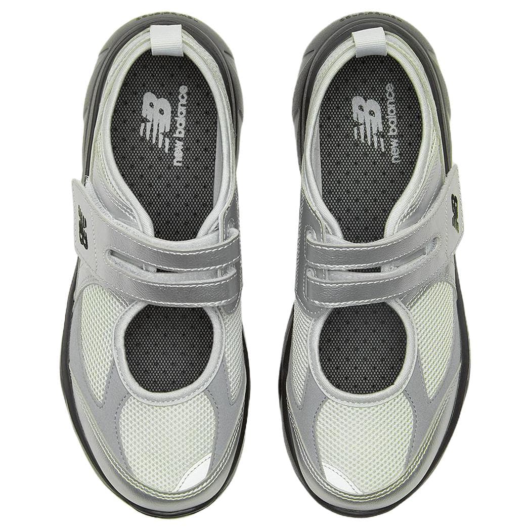 Кроссовки New Balance NB Cool Wind Низкие Туфли Мэри Джейн Женские Серебряные - изображение 4