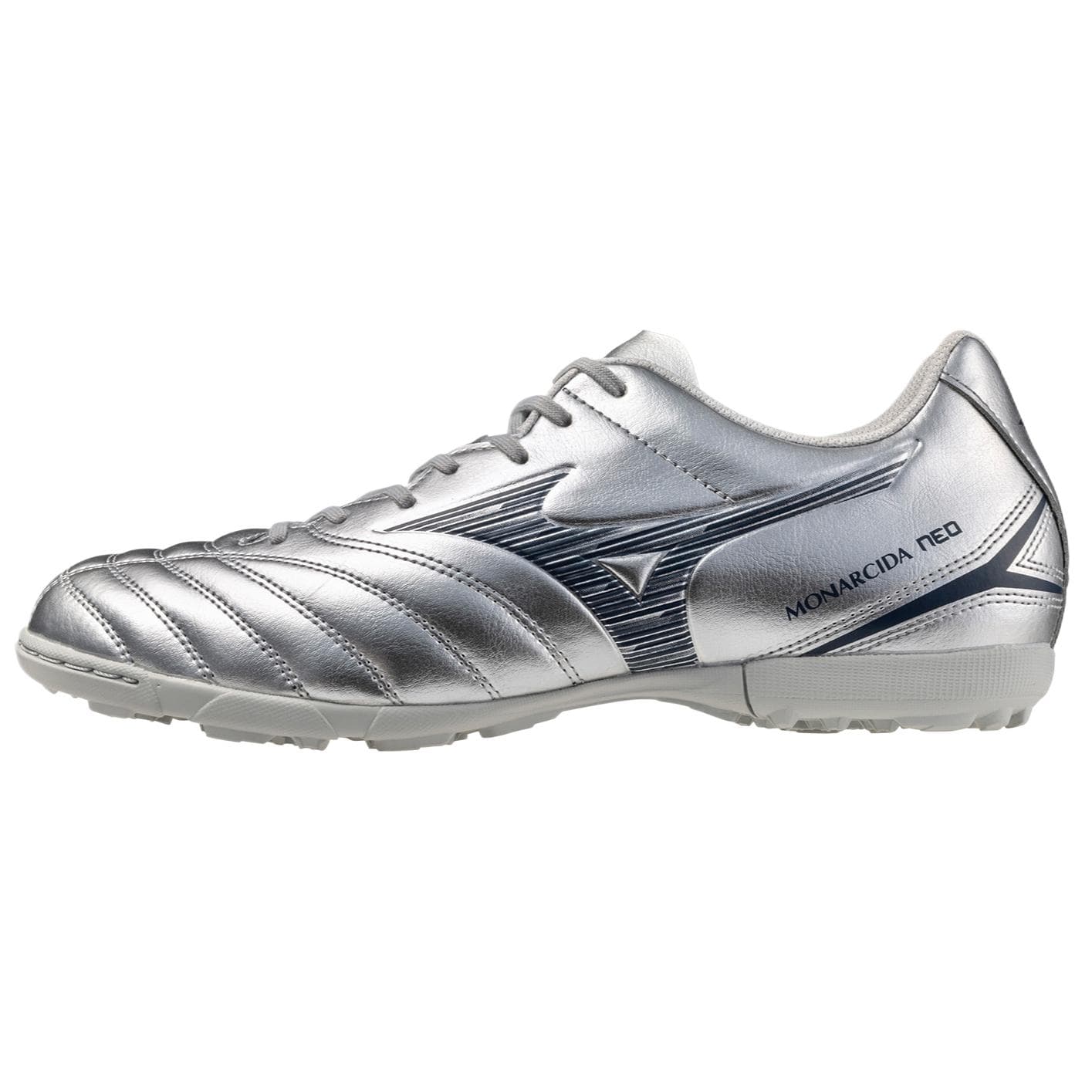 Кроссовки для футбола Mizuno MONARCIDA NEO 3 Футбольные бутсы Унисекс Серебристый - изображение 1
