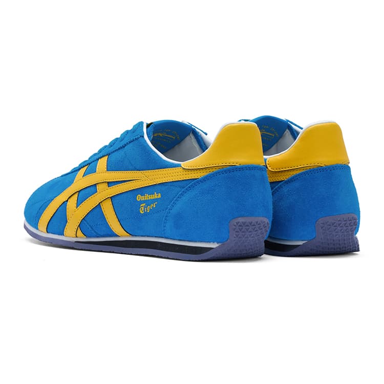 Кроссовки Onitsuka Tiger Runspark Low Casual Обувь Унисекс Синий Желтый - изображение 5