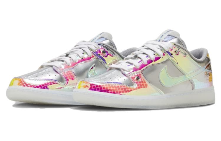 Кроссовки Nike Dunk Low "Hyperflat" Silver — фото 3