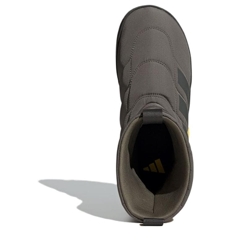 Кроссовки Adidas Adipuff Высокие Топы Повседневная Обувь Унисекс Слоистый Оливково-Зеленый - изображение 4
