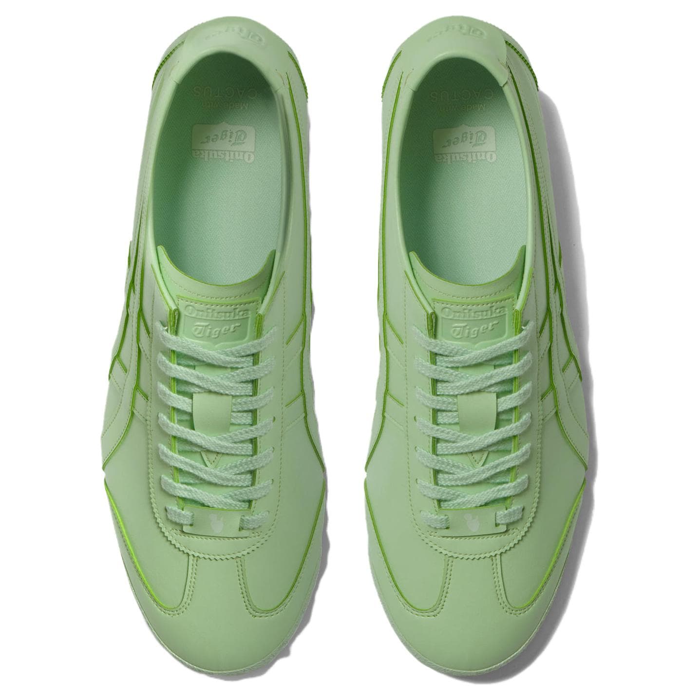 Кроссовки Onitsuka Tiger MEXICO 66 Противоскользящая Устойчивая к истиранию Низкий Топ Повседневная Обувь Унисекс Зеленая - изображение 2