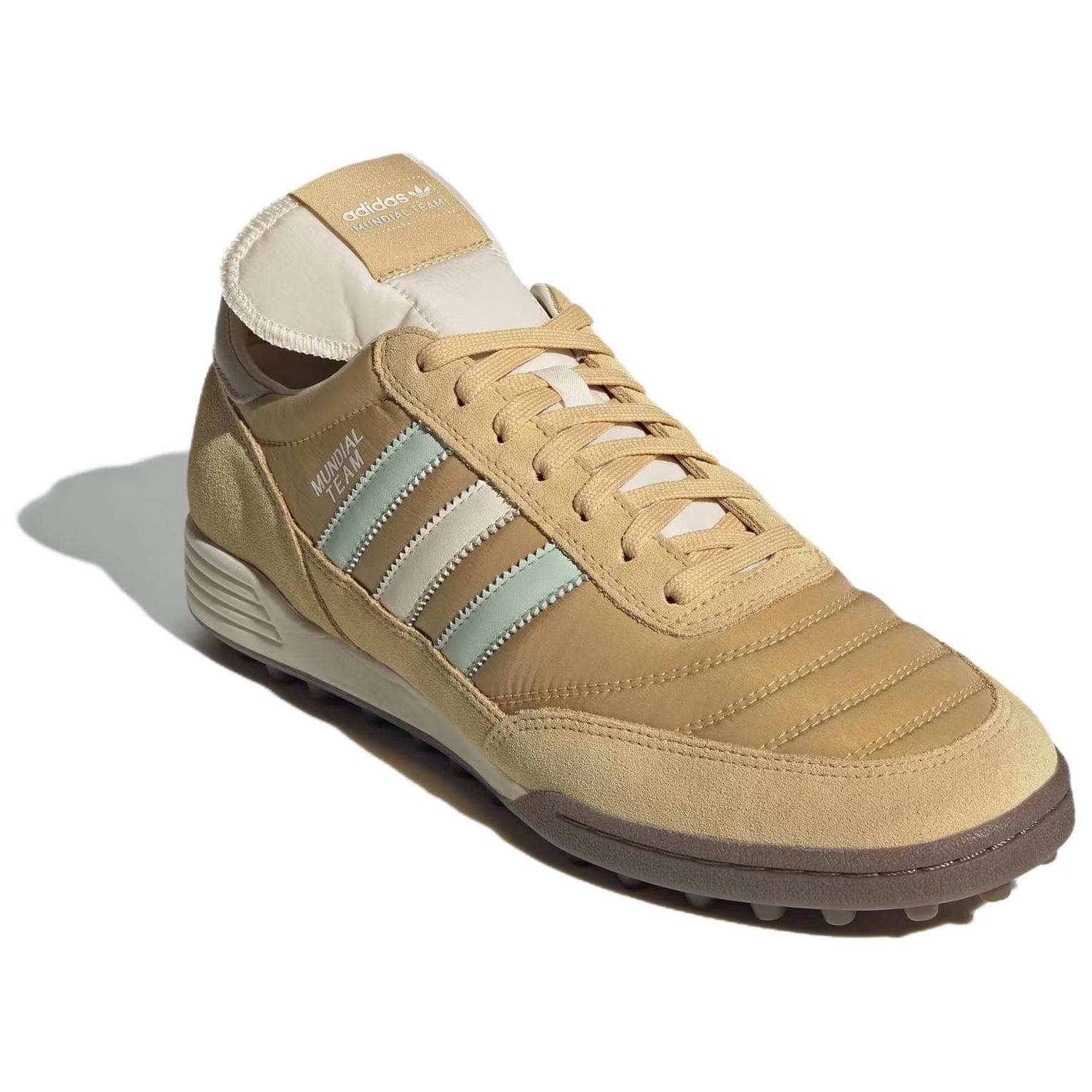 Кроссовки для футбола Adidas Originals Mundial Team Удобные и Легкие Бутсы для Футбола с Защитой от Потертостей Унисекс Светло-Коричневые - изображение 2