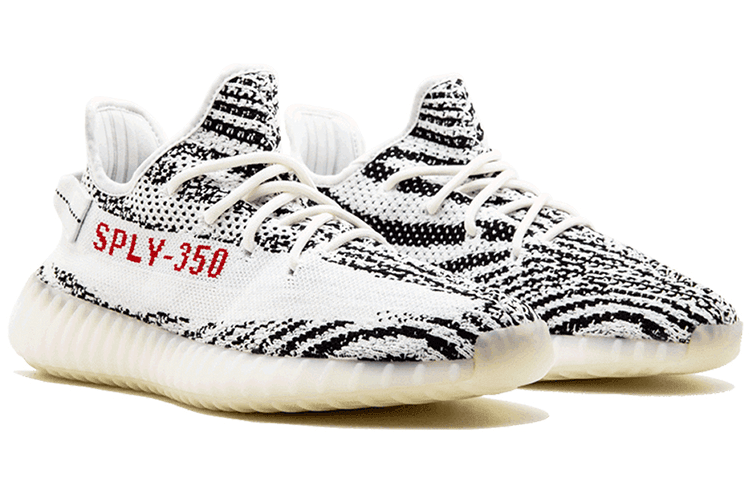 Кроссовки adidas Yeezy Boost 350 V2 Zebra - изображение 2