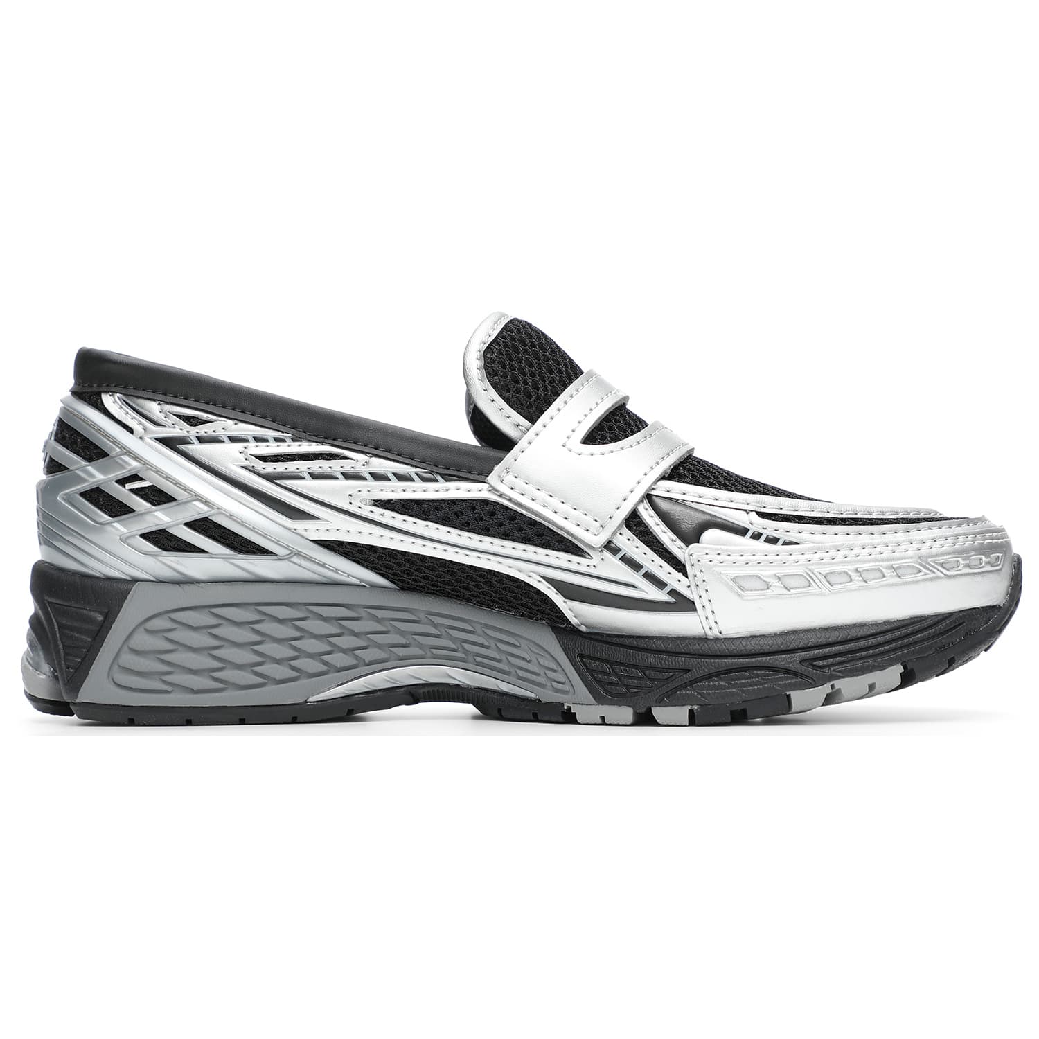 Кроссовки New Balance 1906L MID Топ Лоферы Унисекс Серебристый Черный - изображение 2