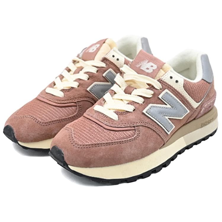 Кроссовки New Balance NB 574 Устойчивая к истиранию Низкая Повседневная Обувь Унисекс Коричневая - изображение 2