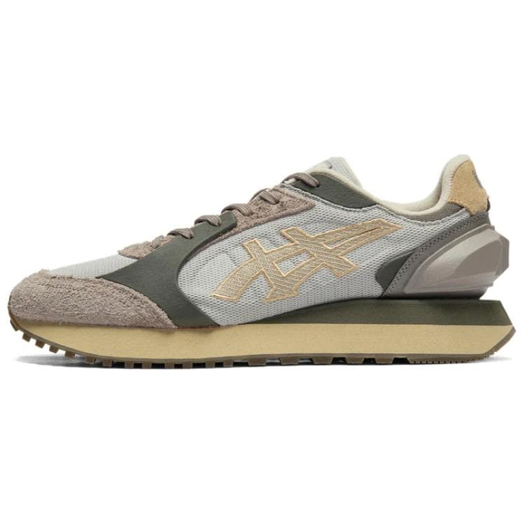 Кроссовки Onitsuka Tiger Moage Co Противоскользящая Устойчивая к истиранию Низкий Верх Повседневная Обувь Унисекс Зеленая - изображение 1